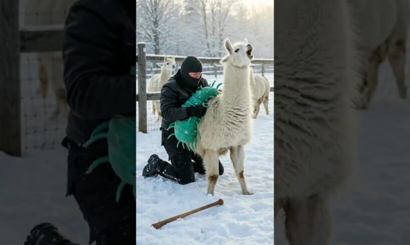 ⚠️Monster Terror on the Farm – Llama Rescue! #animalrescue