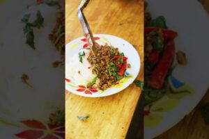 Pad Ka Prow at Phed Mark - Mark Wiens 🌶 | Thailand Street Food | Thailand 🇹🇭 | Bangkok #shorts