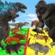 Prehistoric Animals Epic Battle Mammals Godzilla Vs King Kong Mammals Animal Revolt Battle Simulator
