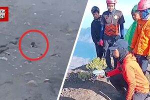 Rescue teams rush to save Brazilian tourist who fell into active Indonesian volcano
