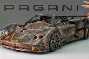 Restoration Abandoned Pagani Zonda F - Restoration of extreme sports car Pagani Zonda F