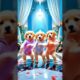 Sabko dikhaya cute puppies dance 💃 🕺 🐕 😅#shorts #viral #trending #trendingshorts #viralshorts