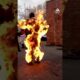 Stuntman Gets Lit on Fire and Walks Through Movie Set | People Are Awesome