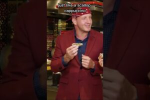 The Best Ever Food Review Show is eating "EXPENSIVE Cappuccino" in Asia.#shorts #trending #food