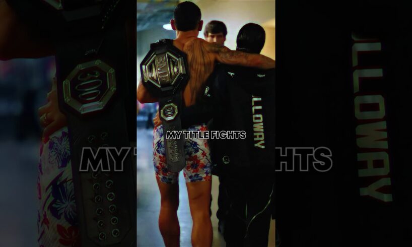 The least damage Max Holloway took in a title fight🩸