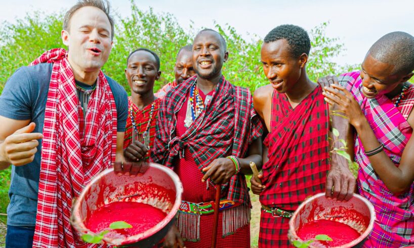 Trying EXTREME Tribal Food in Africa! Never Seen Masai Mara!! (Never Again!!)