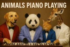animals playing piano| Animals got talent | the animals piano show| @petfriendlyzooTV