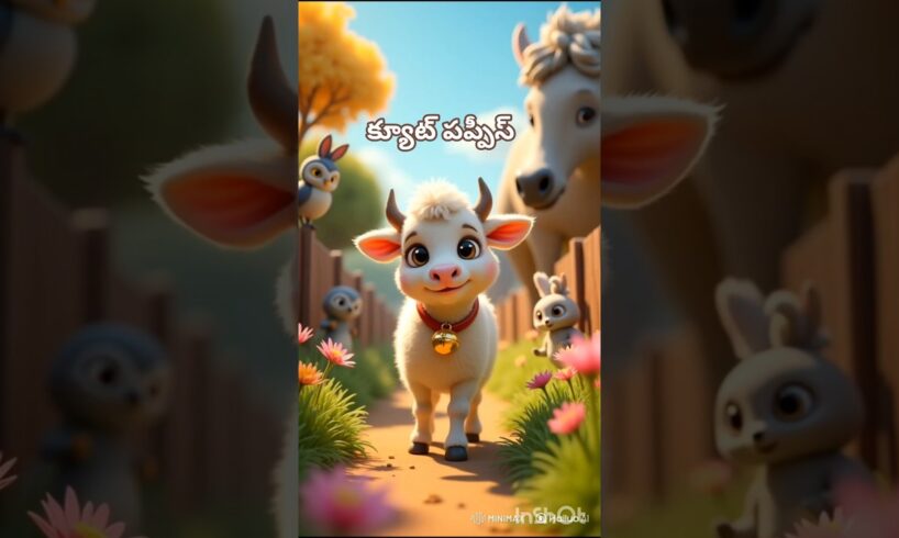 cute puppies playing 💞 #baby #cute #funny #cow #cartoon #puppies