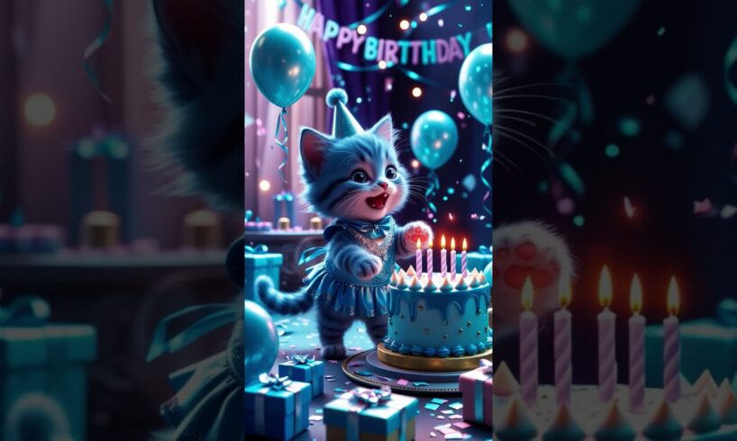 #happybirthday #birthday #cute #song #love #shortfeed #kucingnyanyi #mèo #kitten #puppies #ytshorts