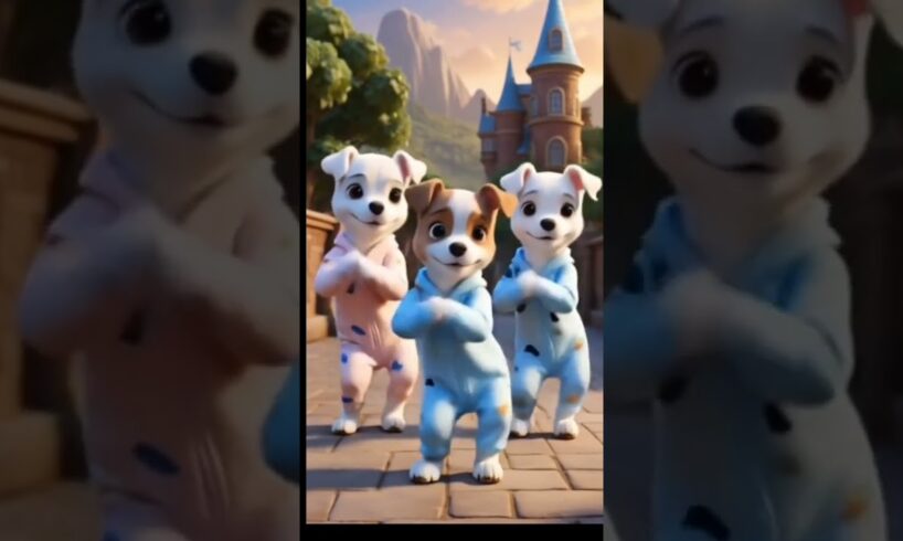 Cute Puppies Crazy Dance 💃🤩| #funnyvideo #cutepuppy #dogshorts #funnyanimals #viraldance #36