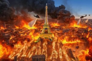 8 minutes ago, Chaos in France! Half of Saint-Laurent-de-la-Cabrerisse was swept away by fires