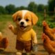 Baby Puppy's Little Fun at Farm 🐑❤️Ginger Found a New Best Friend 🐶🐑 – The Cutest Friendship Bond
