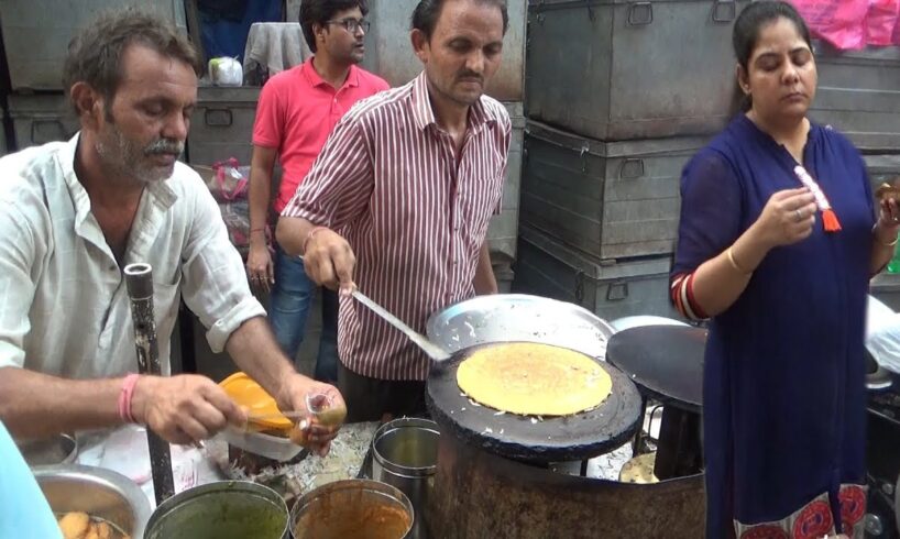 Cheese Paneer Cheela Dosa @ 50 rs | Bara Bazar Kolkata Street Food
