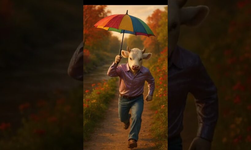 Cow Fights Back Like a Hero!        #shorts #cow #bravecow #aishorts #cowshorts #ytshorts #cowpower