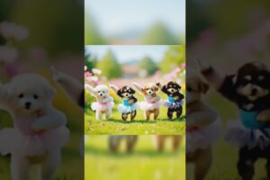 Cute Puppies Crazy Dance 🐕😆| #funnyanimals #cutepuppy #dogshorts #funnyvideo #viraldance #shorts