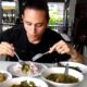 Eating Vegetarian Thai Food at Jay Jay Restaurant in Bangkok