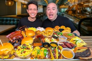 Eating the BIGGEST BBQ Meat Platter in Miami, Florida!!