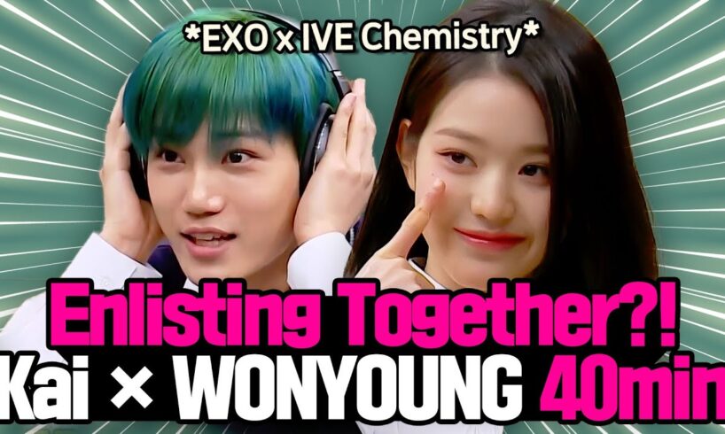 💥Enlisting Together?!💥 IVE’s Jang Wonyoung & EXO’s Kai Funny Moments Compilation💪💪