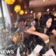 Food influencers injured after car slams into restaurant as they filmed