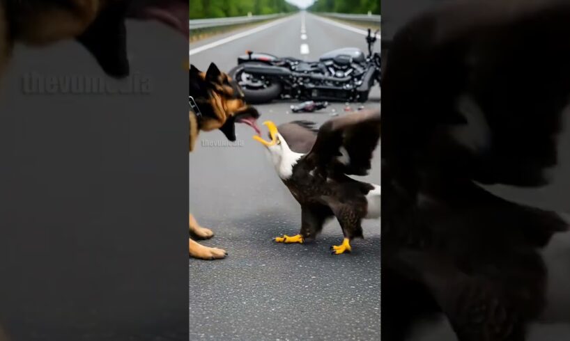Hero Dog Fights Off Eagle To Save His Owner! #rescue #animals #pets