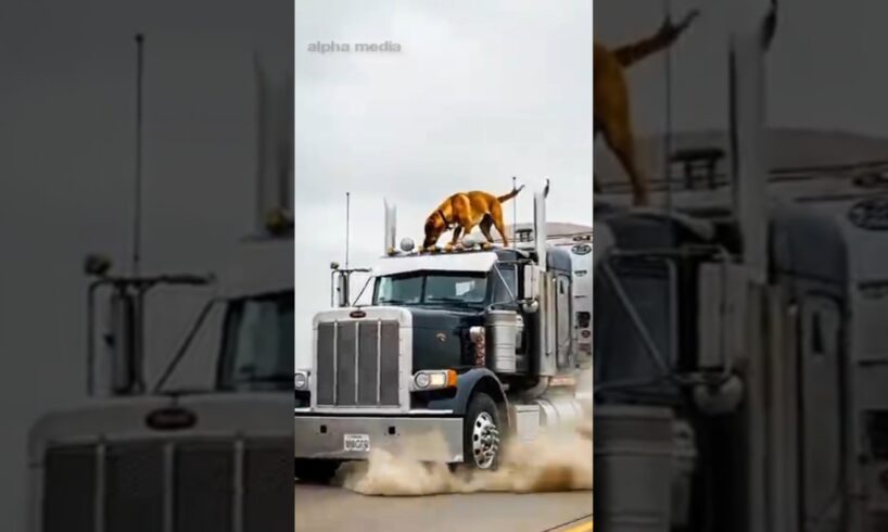 Hero Dog Saves Trailer Owner Rescues Dog!#humanity #dogs #animals #petsOwner