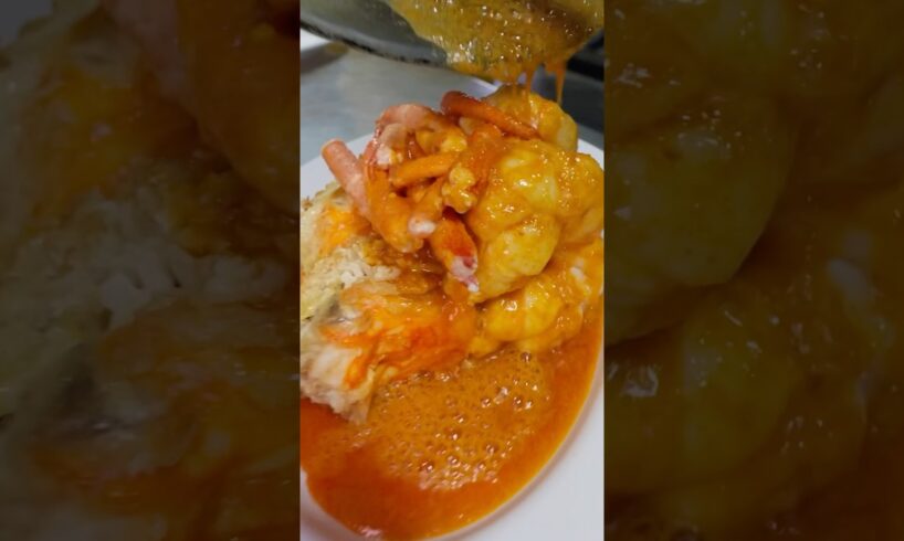 Huge Deep-Fried River Prawns!!