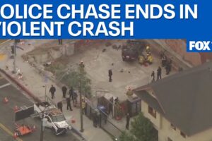LA police chase ends in violent crash | FOX 11 LA