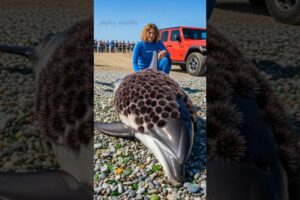 Marine Biologist saves a Dolphin 🐬 From Urchin Infesta #wildlife #animals #humanity
