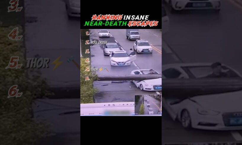 Ranking Insane Near-Death Escapes. #viral #trending #meme #compilation #neardeathexperience
