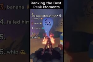 Ranking the Top 6 Peak Moments in Gaming 🏔️😂 #FunnyGaming #Top6 #GamingFails