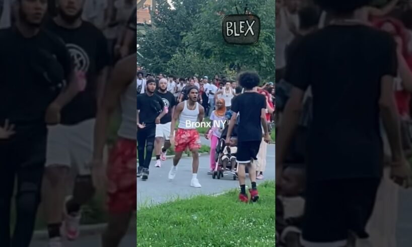 Spliff in hand is crazy 🤣🤣 #nyc #bronx #fight #park #dominican #parade #party #newyork