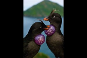Two Puffins in Love Help Each Other | An Incredible Rescue!