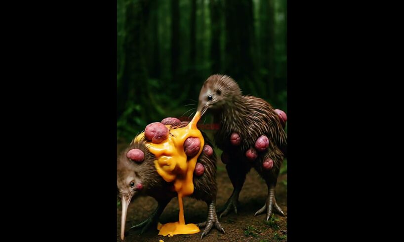 Two infected kiwis help each other | An incredible rescue!