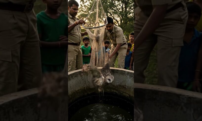 Villagers Stunned as Owl Trapped in Water Tank Gets Dramatic Rescue