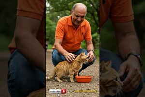 Viral ! kind man brave rescue cat from car tire #animal #animalrescue