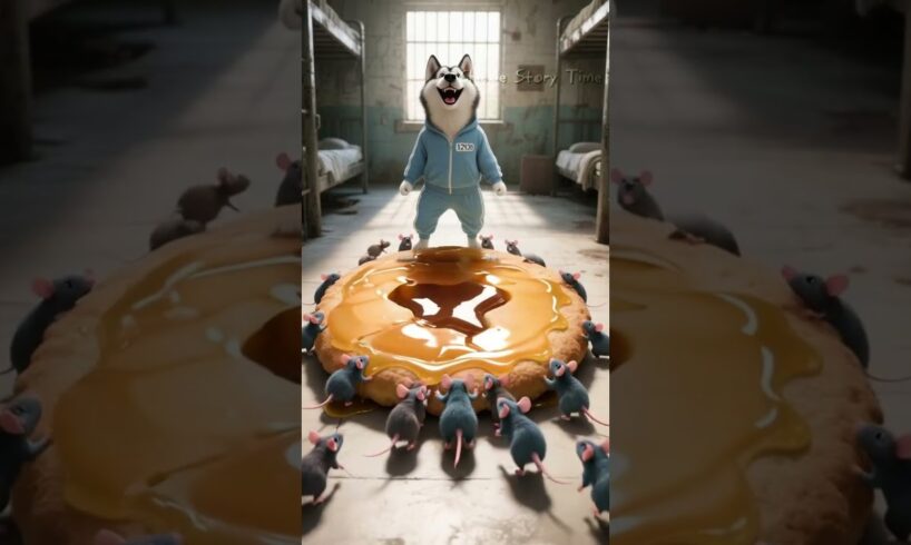Yellow Chicken and dog playing Dalgona Candy Game #animals  #cute#animation #funny#dalgona