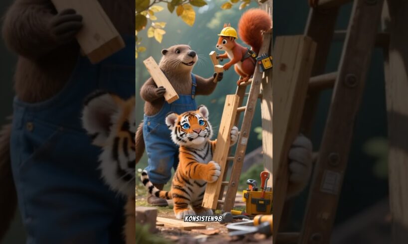 cute animals playing together #viral #shorts