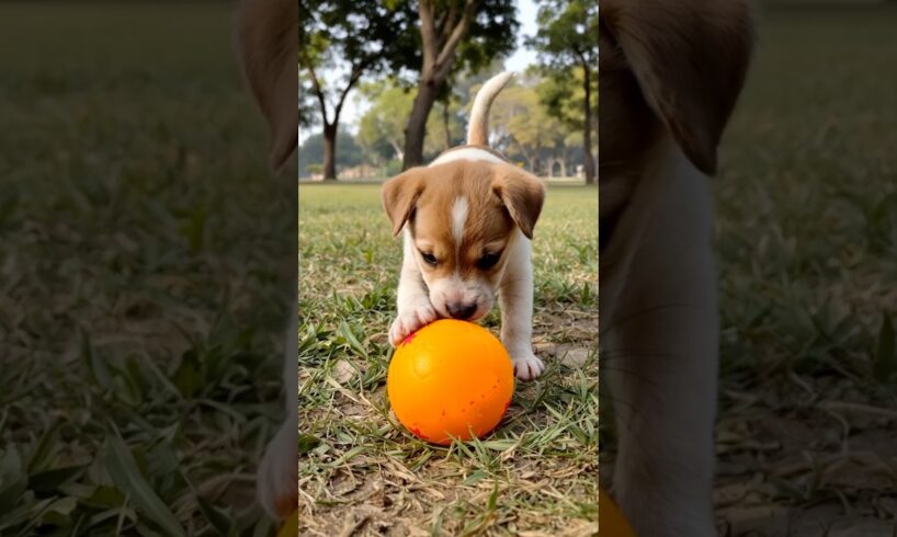 the puppy is playing around #puppy #cute #pets #funny #dog #animals #viralshorts