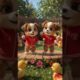 Adorable Puppies Dancing on Garden Stage 🐶🌼 Funny Dog Show | #Shorts #PuppyDance