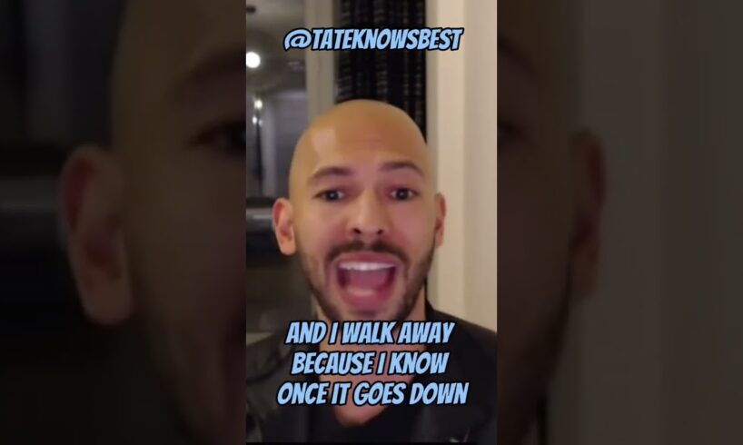 Avoiding Street Fights #andrewtate #streetfight #hustlersuniversity #knife