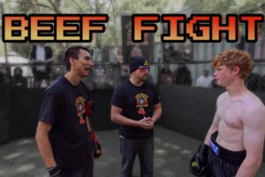 Beef Fight that HAD to be settled immediately.