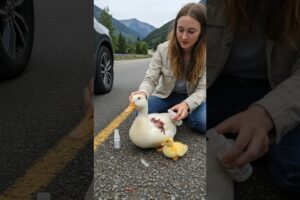 Brave Girl Rescues Injured Duck with Ducklings 🦆❤ | Touching Animal Rescue Story