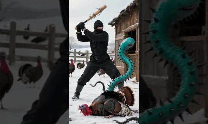 ⚠️Bronze Turkey Screams in Pain – Owner Rushes to Stop Parasite Attack!