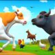 Cow vs. Buffalo: Epic Farm Animals Food Battle! | Mr. Donald’s Heroic Rescue Mission!
