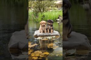 Cute Puppies Playing #puppy #cute #dog #funny #animals #shorts