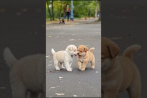 Cute Puppies Walking Around 🐶💕 #puppy #cute #dog #pets #animals #shorts