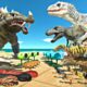 Dinosaurs Fights in Plants Arena | Anguirus vs Indominus Rex - Animal Revolt Battle Simulator