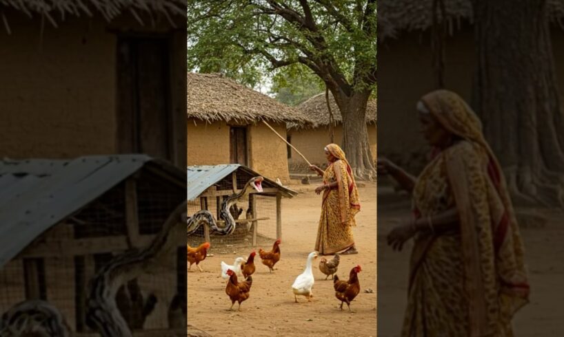 Elderly Woman Fights Off Enormous Snake to Save Her Chickens