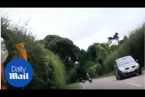 Family of motorcyclist who died after pulling wheelie release footage of crash as warning - Daily...