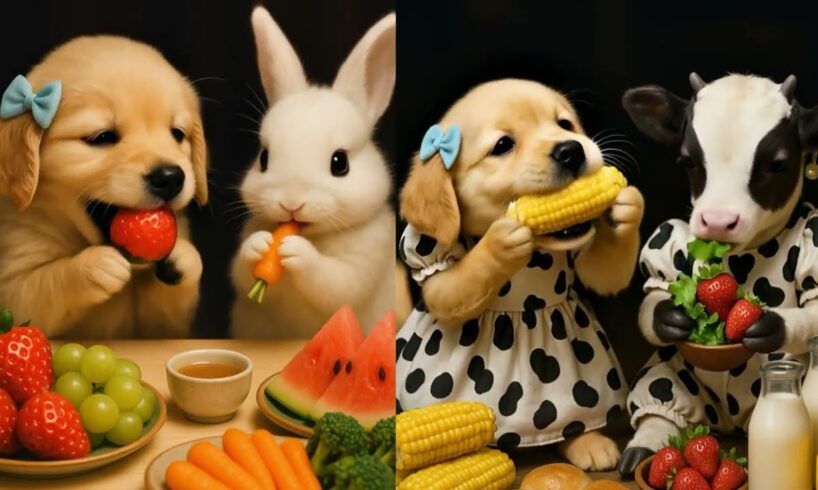 😂 Funny Dog Videos | Cute Puppies Eating Food Compilation 2025 🐶 #FunnyDogs #YouTubeShorts